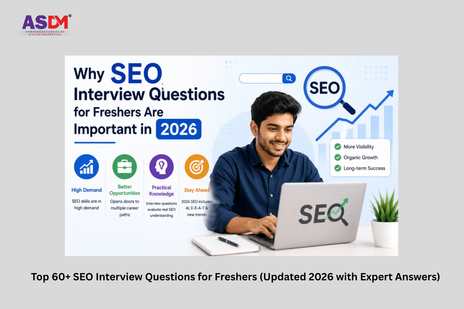 Top 60+ SEO Interview Questions for Freshers (Updated 2026 with Expert Answers)