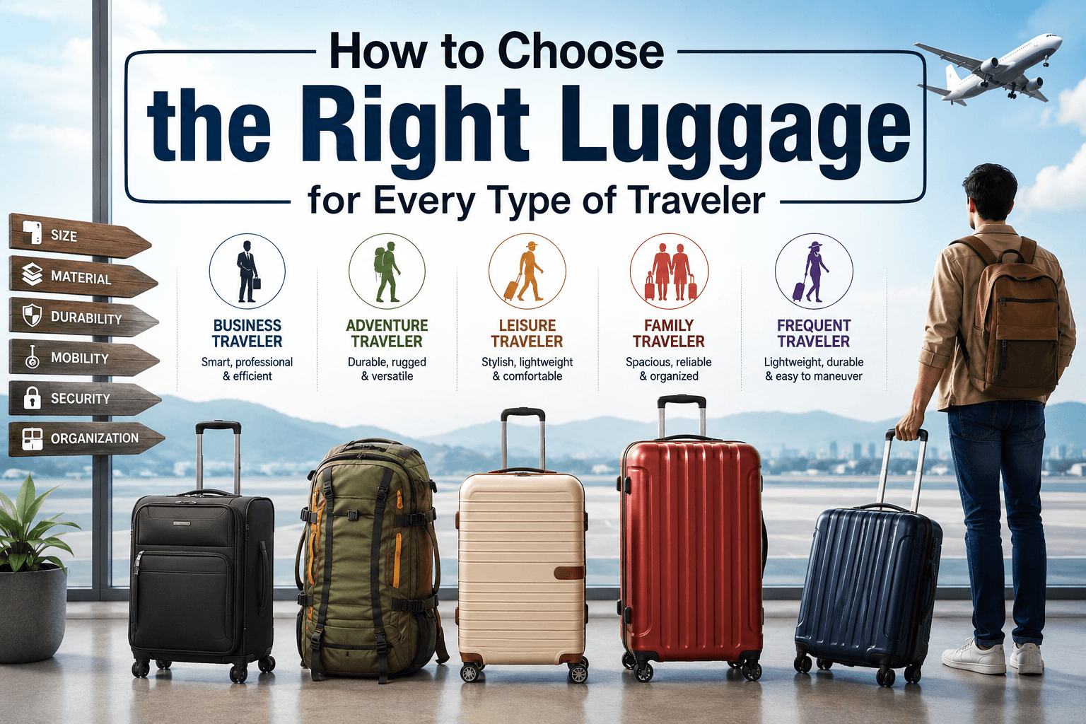 How to Choose the Right Luggage for Every Type of Traveler