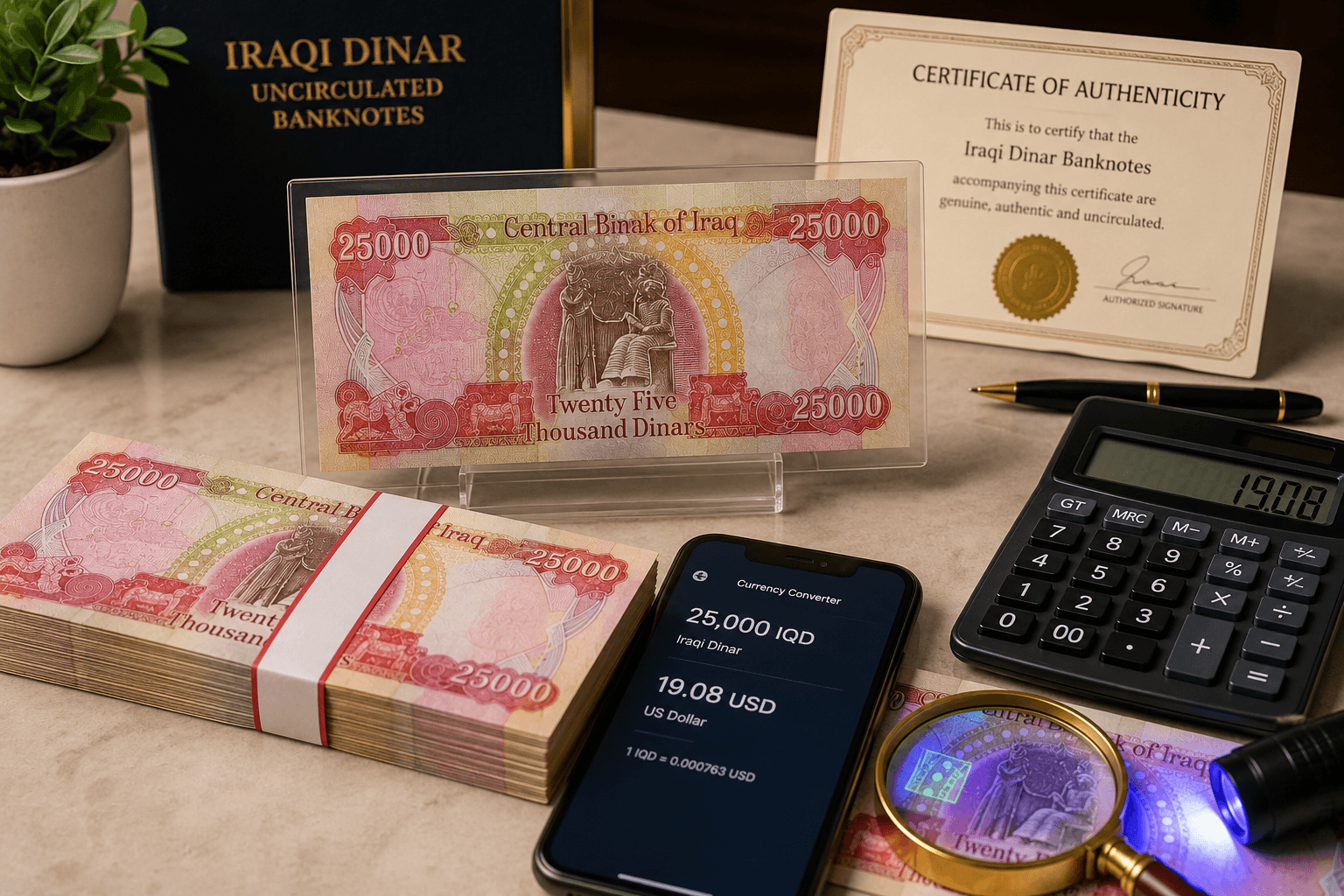 IQD to USD: Understanding Face Value vs. Collector Prices for Uncirculated Banknotes