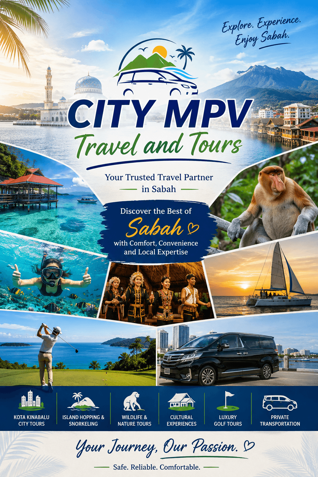 Experience Sabah Your Way with City MPV Travel and Tours