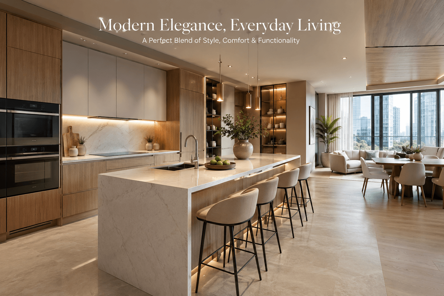 Modern Kitchen Concepts That Blend Efficiency with Elegance