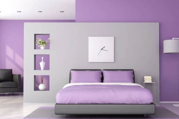 Explore Purple Two Colour Combinations for Your Walls