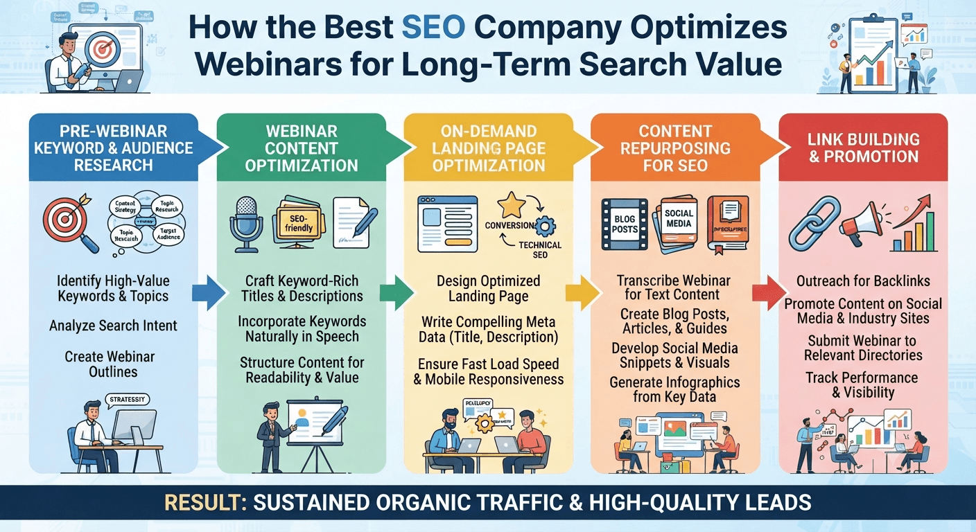 How the Best SEO Company Optimizes Webinars for Long-Term Search Value