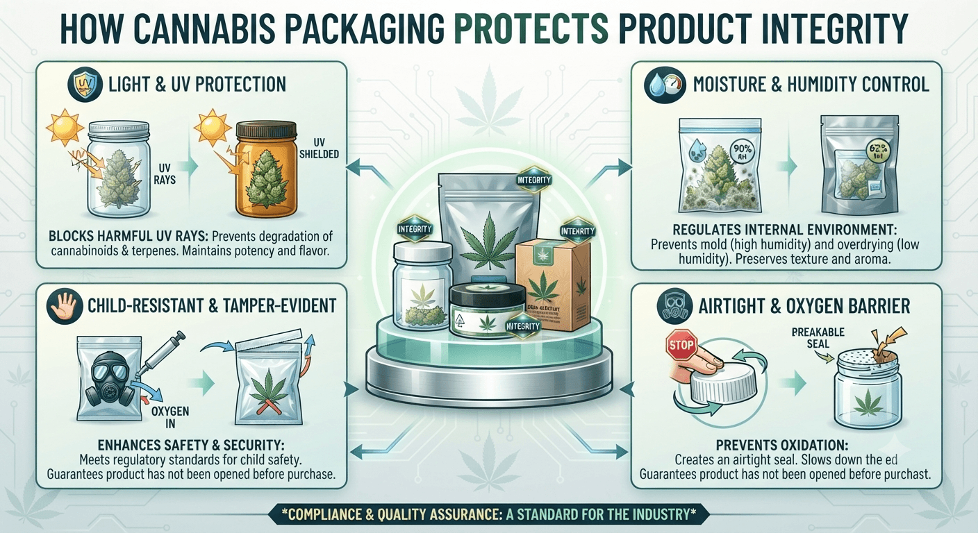 How Cannabis Packaging Protects Product Integrity