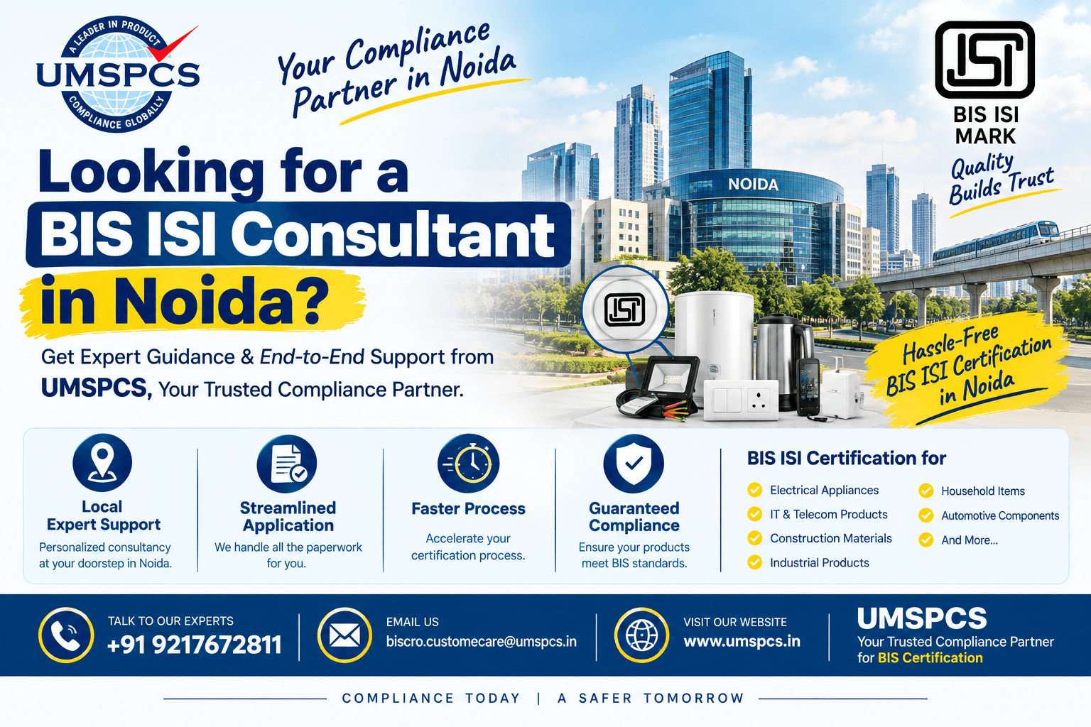 How to Get a BIS ISI Consultant in Noida? A Complete Guide for Businesses