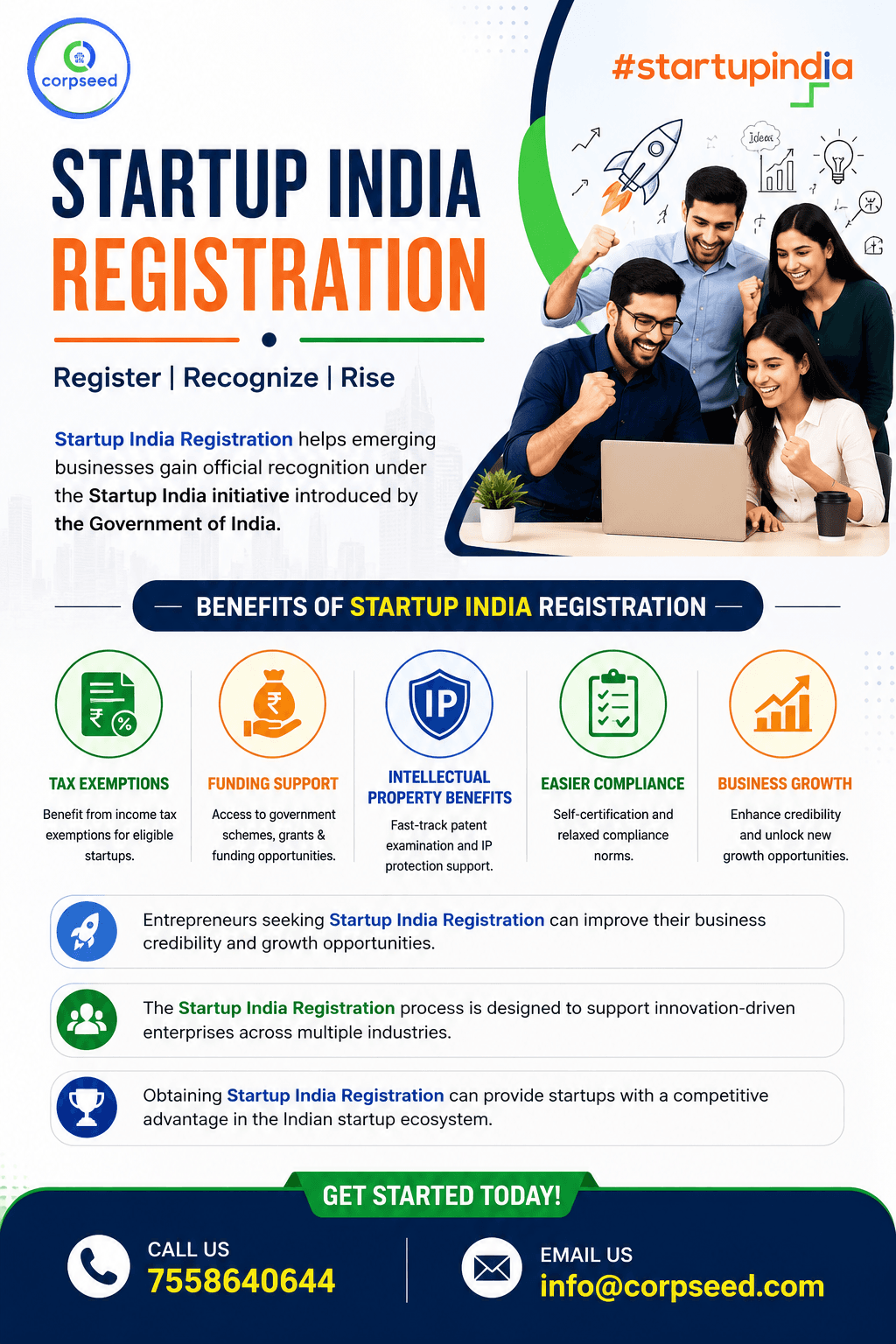 Startup India Registration 2026: Complete Guide to Eligibility, Process, Fees &amp; Benefits