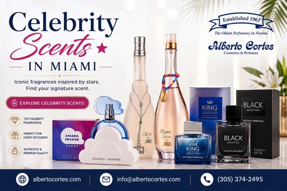 Celebrity Scents in Miami: Find Your Next Favorite Fragrance