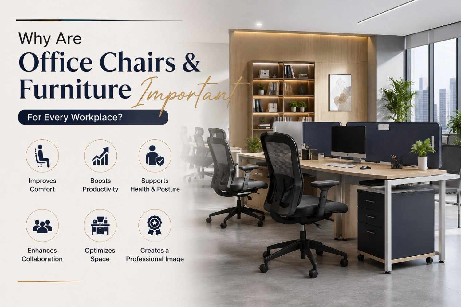Why Are Office Chairs & Furniture Important For Every Workplace?