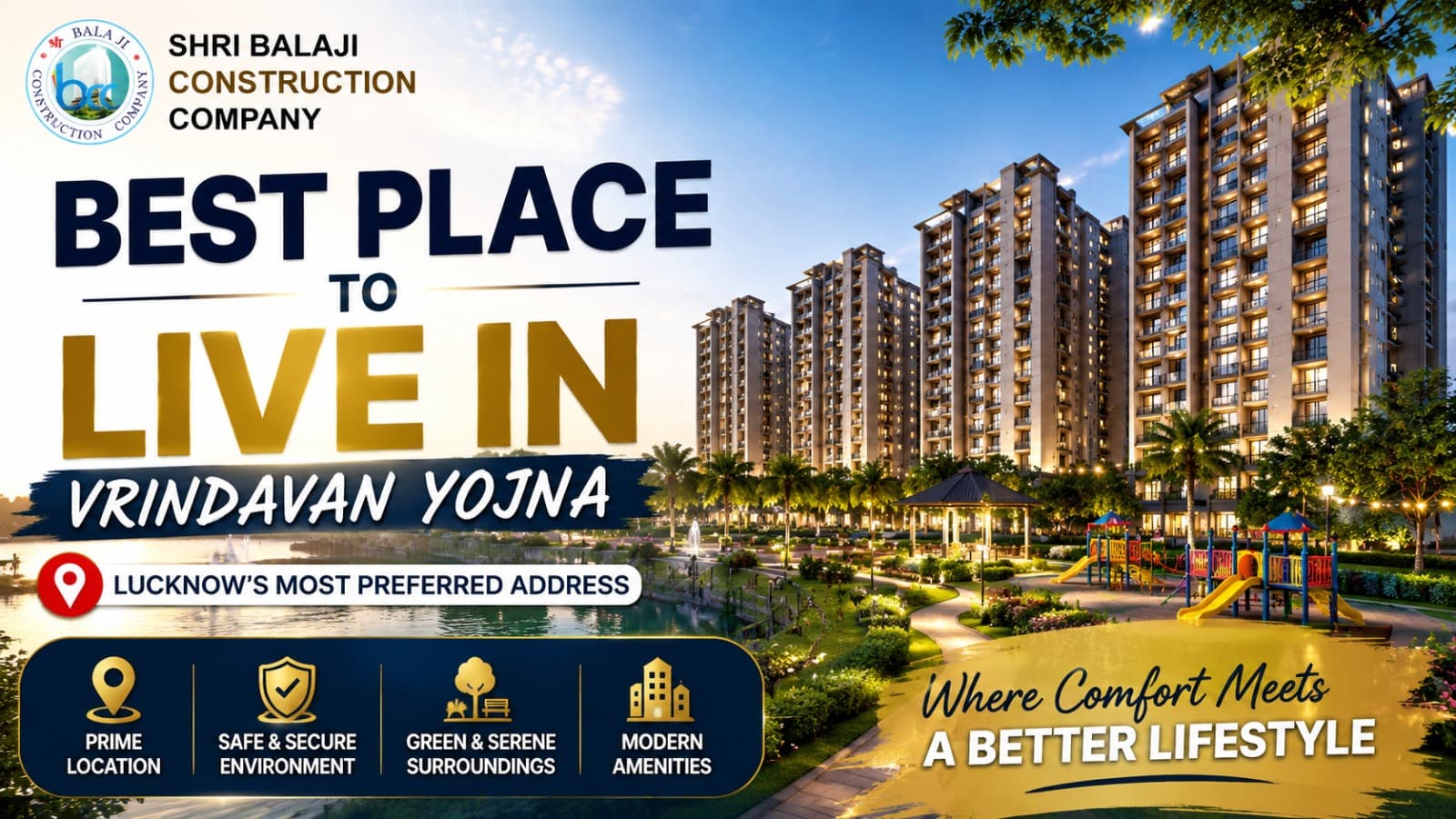 Best Place To Live In Vrindavan Yojna