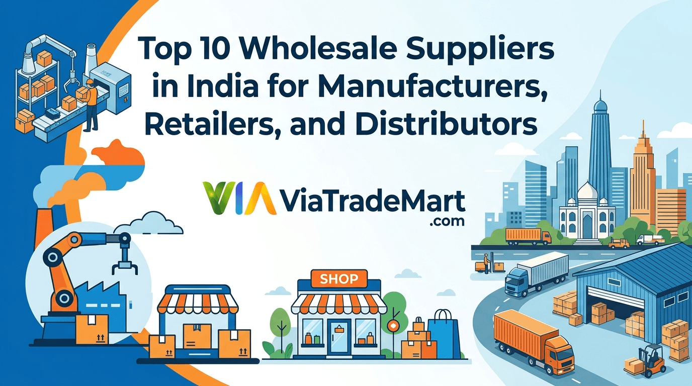 Top 10 Wholesale Suppliers in India for Manufacturers, Retailers, and Distributors