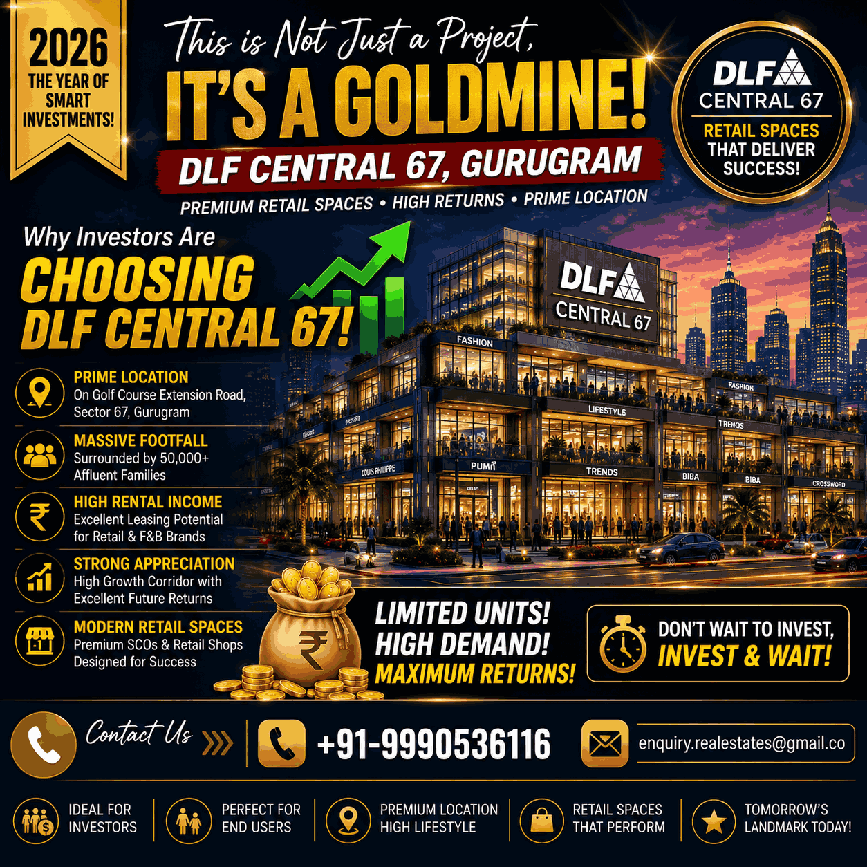 DLF Central 67 Price & Details | Premium SCO Property in Gurugram