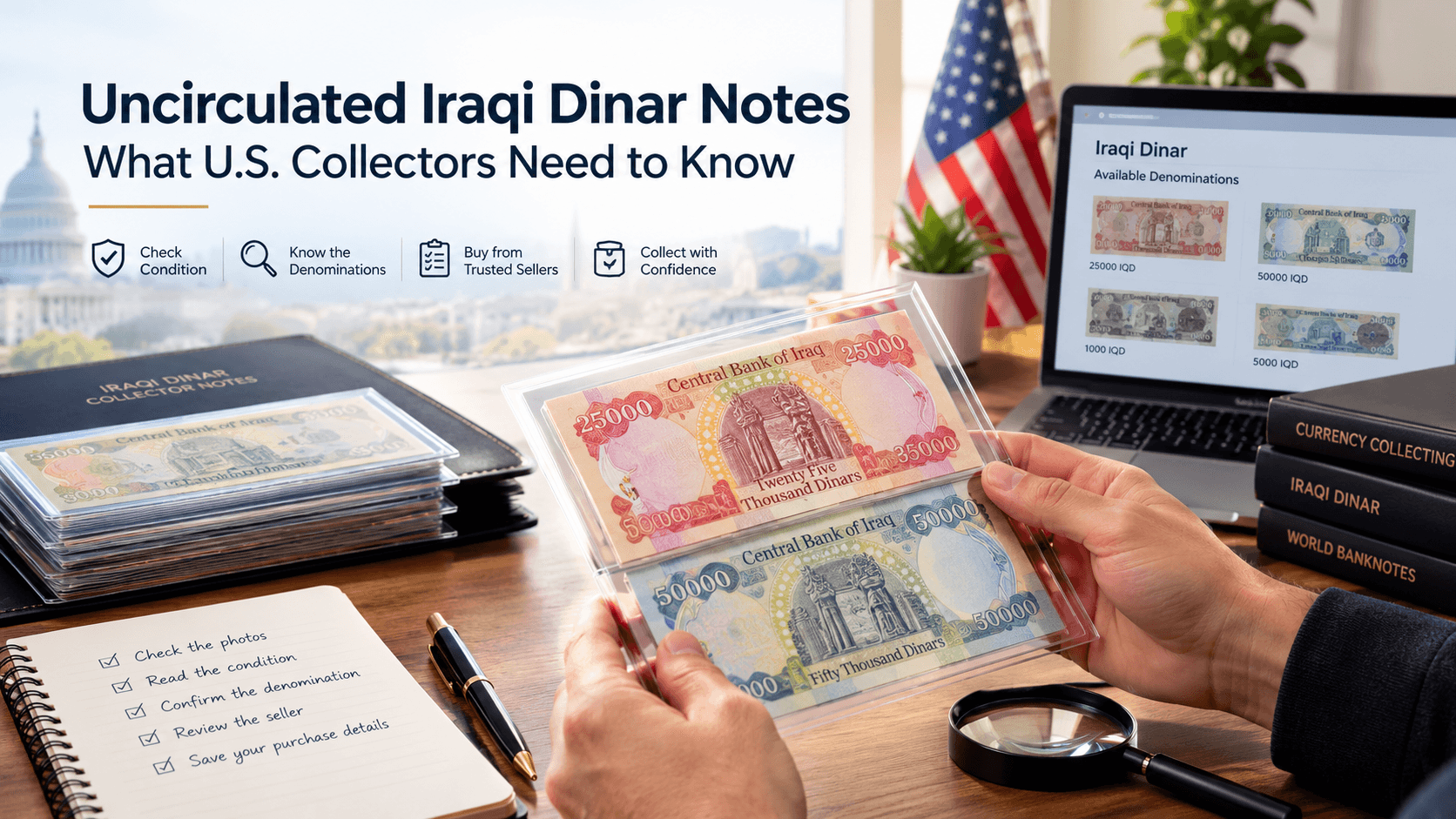 Uncirculated Iraqi Dinar Notes | What U.S. Collectors Need to Know