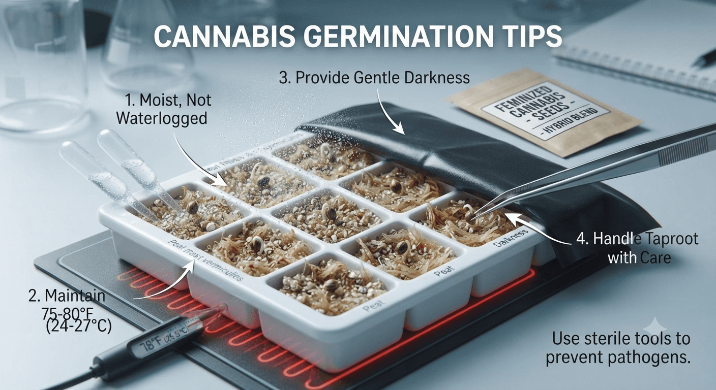 Cannabis Germination Tips: A Beginner's Guide to Successful Cannabis Germination