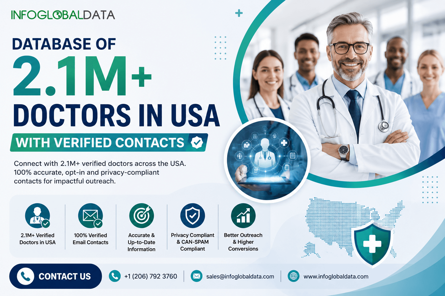 Buy Verified Doctors Email List – Targeted Doctors Database for Healthcare Marketing