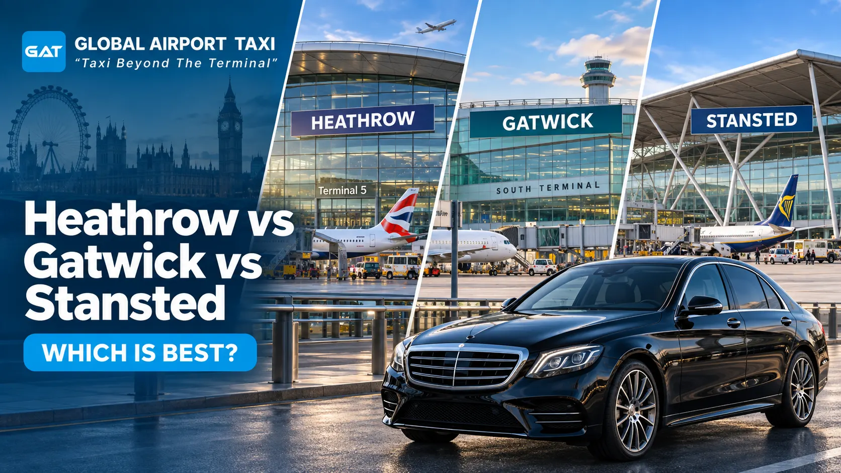 Heathrow vs Gatwick vs Stansted: Which Is Best?
