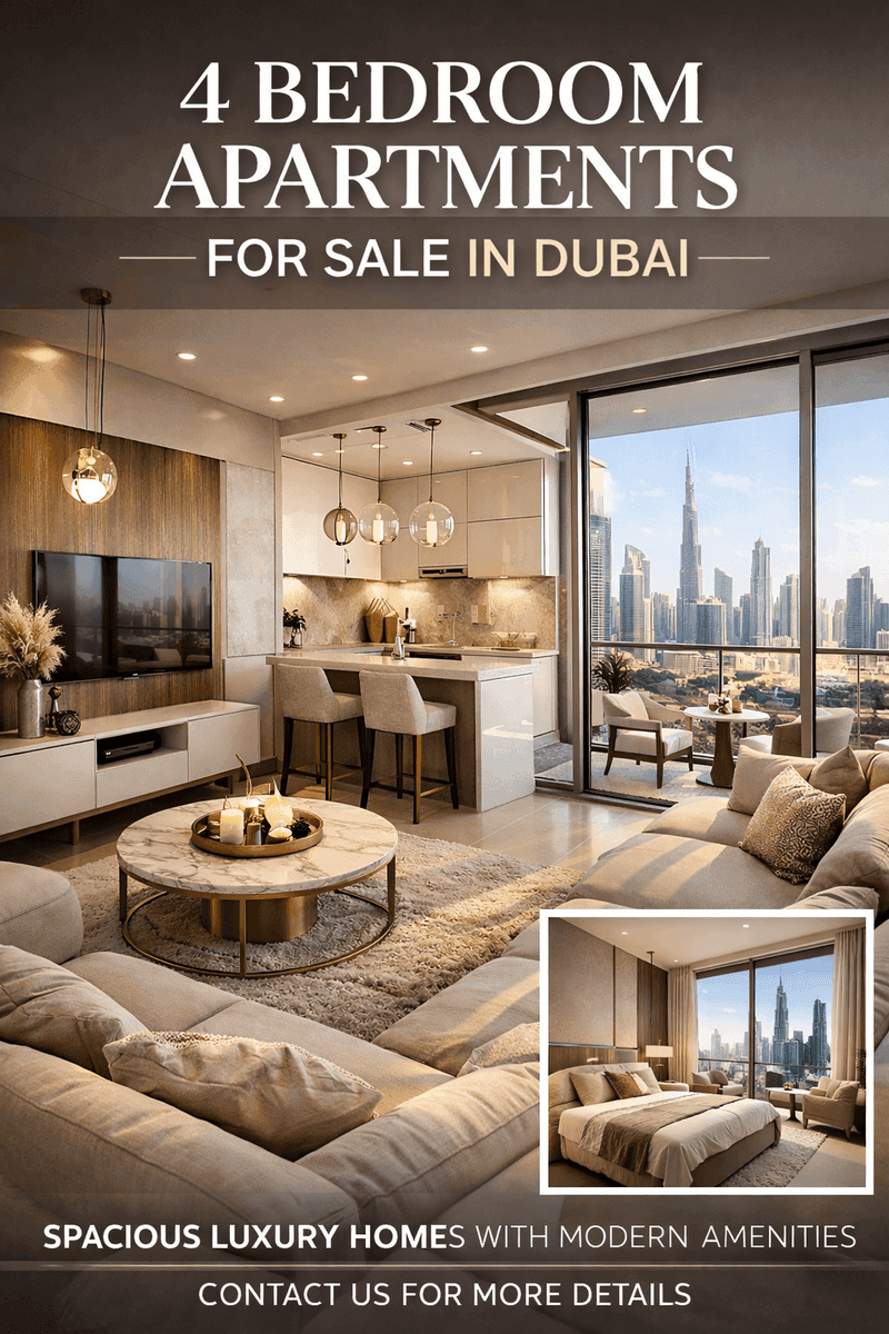 4 Bedroom Apartments for Sale in Dubai