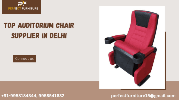Perfect Furniture: Top Auditorium Chair Manufacturer in Delhi – Discover Quality Seating!