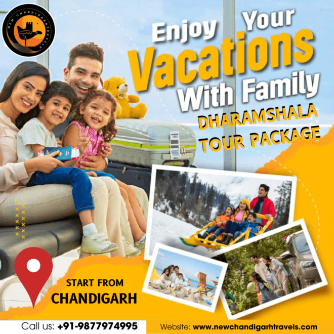  Chandigarh to Dharamshala Tour Package with New Chandigarh Travels