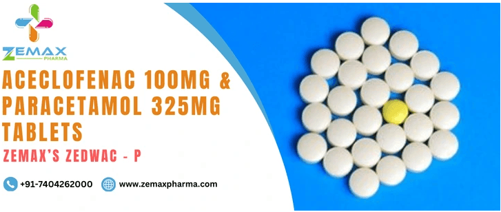 Best Aceclofenac 100mg & Paracetamol 325mg Tablets