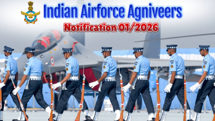 INDIAN AIRFORCE AGNIVEER NOTIFICATION 01/2026