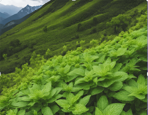 healthy organic medicinal plants