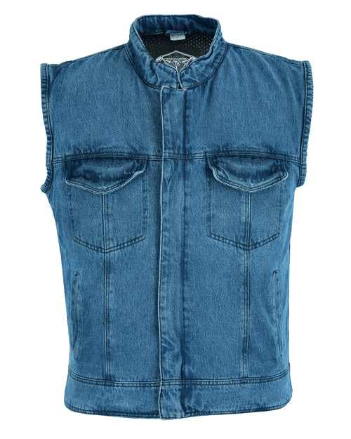 Elevate Your Biker Style with the Denim Waistcoat from Bikewear Direct