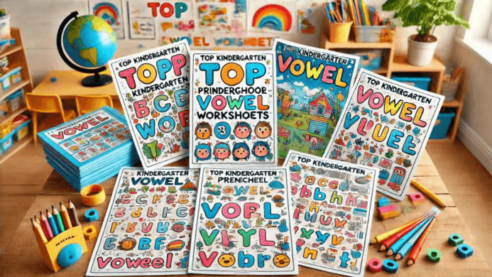 Top Kindergarten Preschool Vowel Worksheets