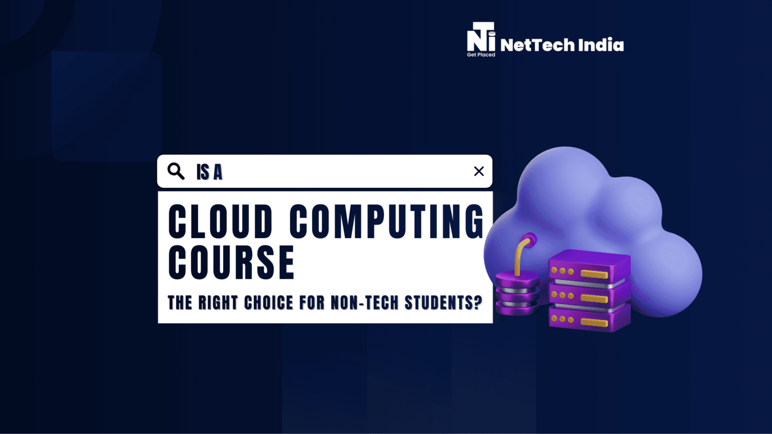 Cloud Computing Course for Non-Tech Students | NetTech India