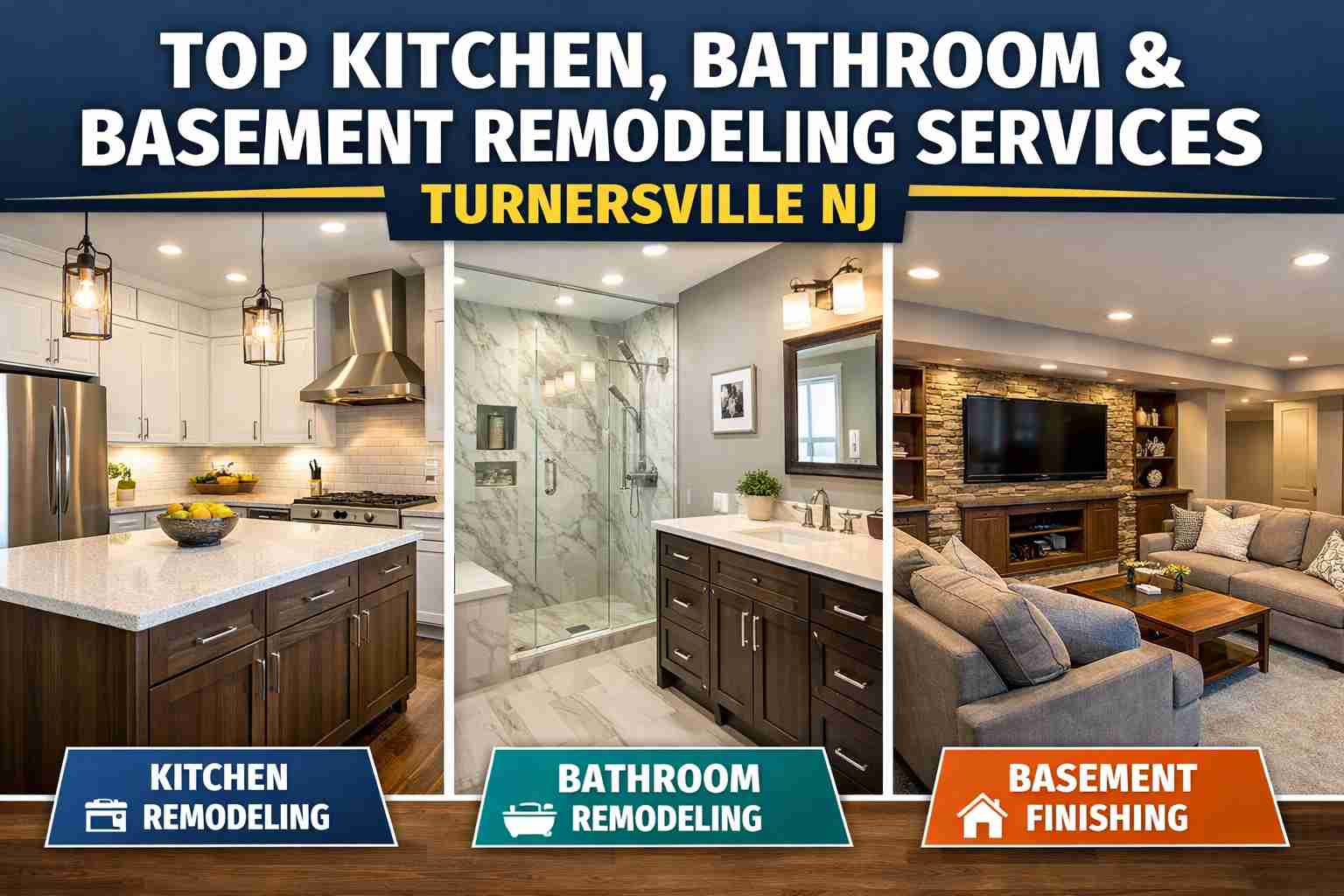 Top Kitchen Remodeling Services in Turnersville NJ