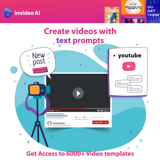 Transform your text content prompt to video, the Ultimate Video Creation Tool for Marketers, Publish