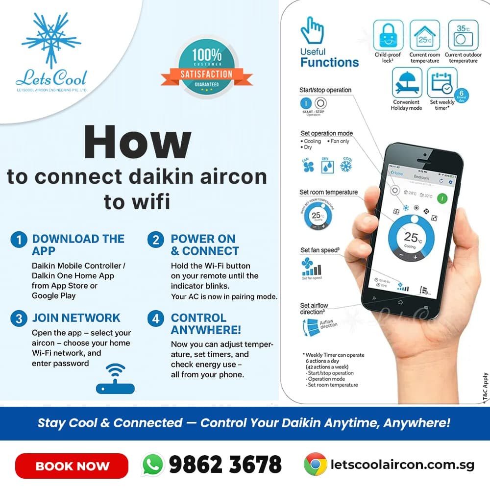 How to Connect Your Daikin Aircon to Wi-Fi