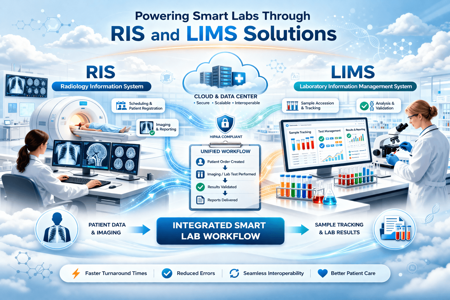 Powering Smart Labs Through RIS and LIMS Solutions