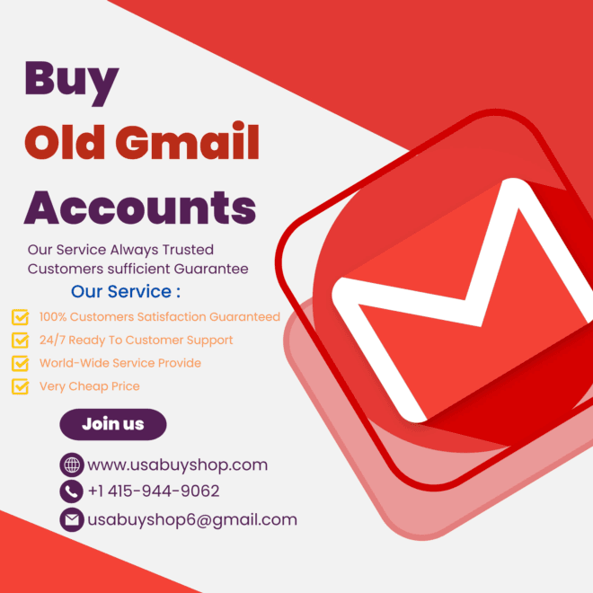 "Buy Old Gmail Accounts - Get Verified and Ready to Use Accounts Today!"