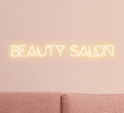 10 Stunning Salon Neon Sign Designs That Will Inspire Your Beauty Business