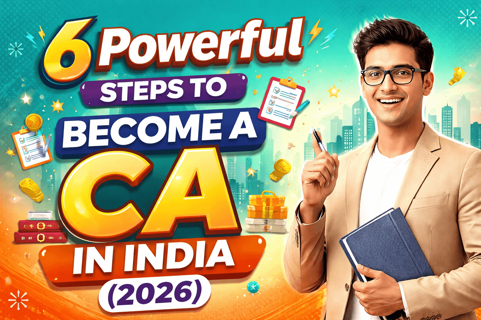 Powerful Steps To Become a CA in India
