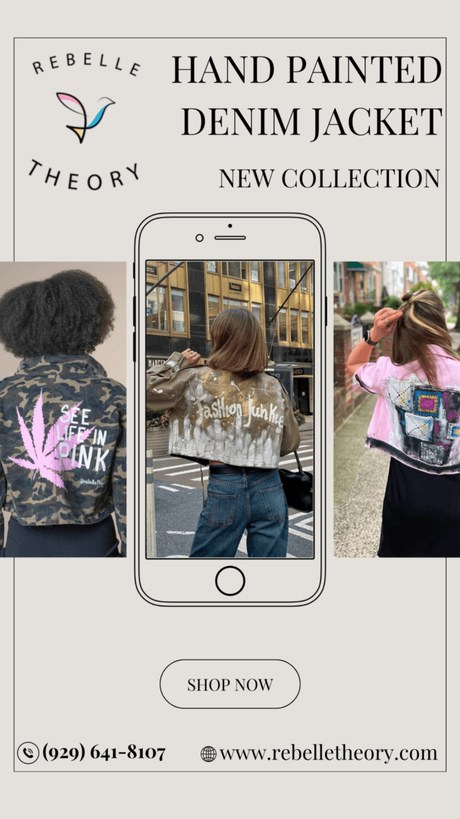 Unveiling Creativity: The Artistry Behind Rebelle Theory Painted Denim Jackets