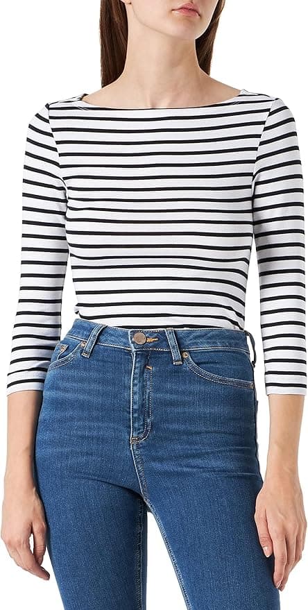 Amazon Essentials Women's Slim-Fit 3/4 Sleeve
