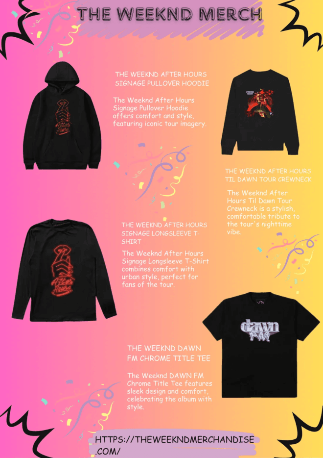 The Weeknd Stylish Merch Line