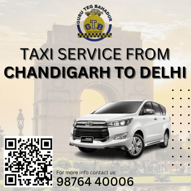 Effortless Travel: One-Way Taxi Services from Chandigarh to Delhi