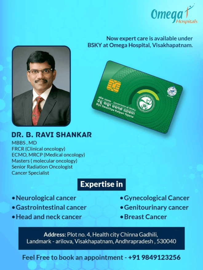Best Oncology Specialist Visakhapatnam - Dr. B. Ravi Shankar