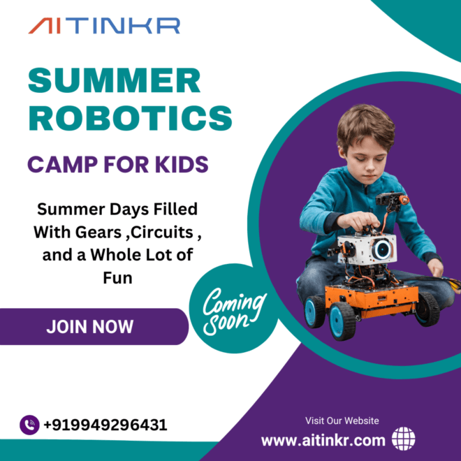  Unleash Your Child’s Creativity this Summer: Enroll Them in Exciting Robotic Classes!