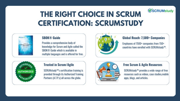 What are some well-regarded institutions for Scrum Master certification?