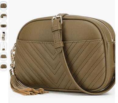lola mae Quilted Crossbody Bag