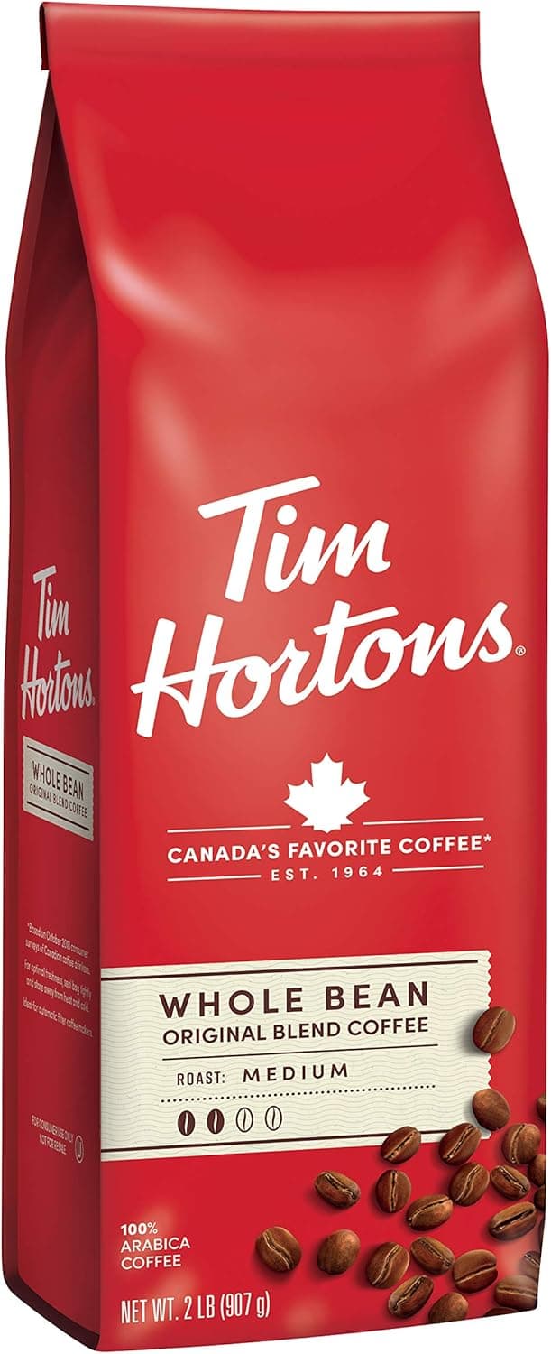 Tim Hortons Whole Bean Original, Medium Roast Coffee