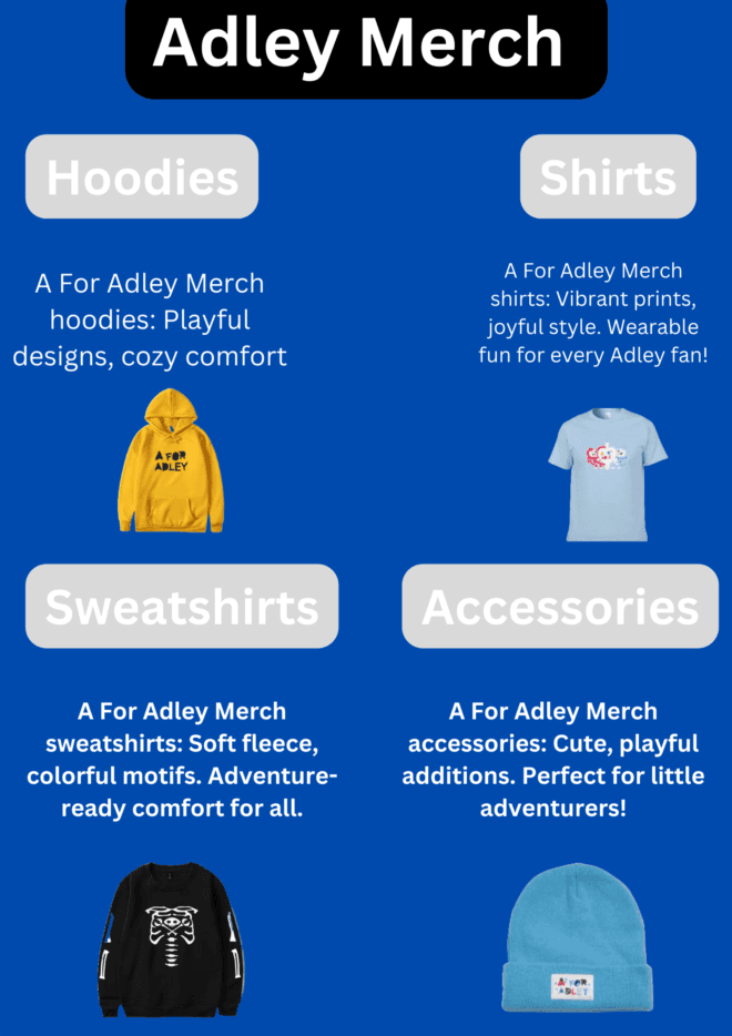 A For Adley Fun Merch Collection