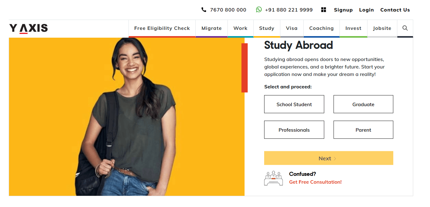 Study Abroad Consultants | Y-Axis, India