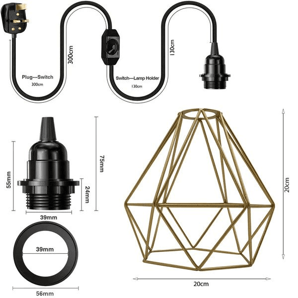 ’’Exploring Gold Wire Cage Pendant Lights and the Magic of Christmas Gold Wire Cage’’ 
