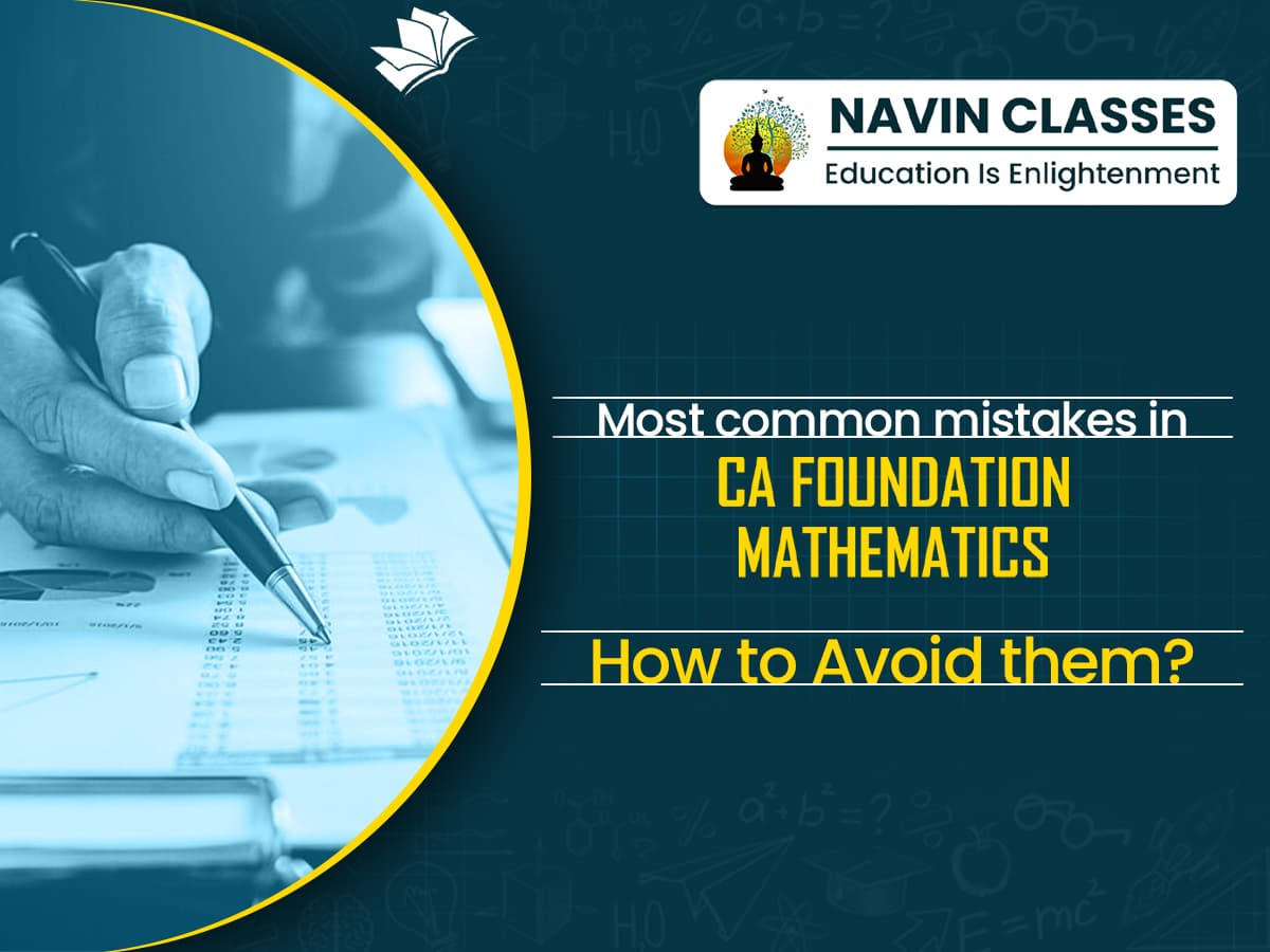 Most common mistakes in CA Foundation Math