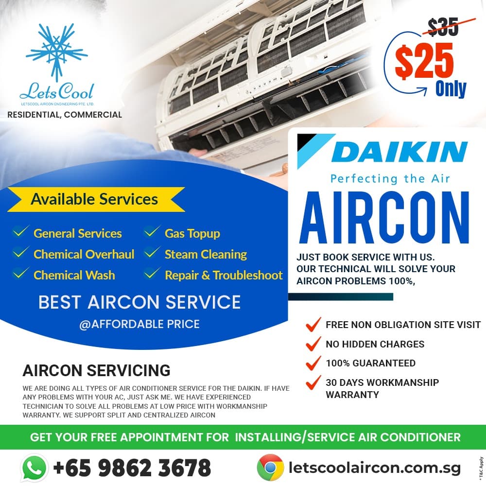 Daikin aircon promotion Singapore