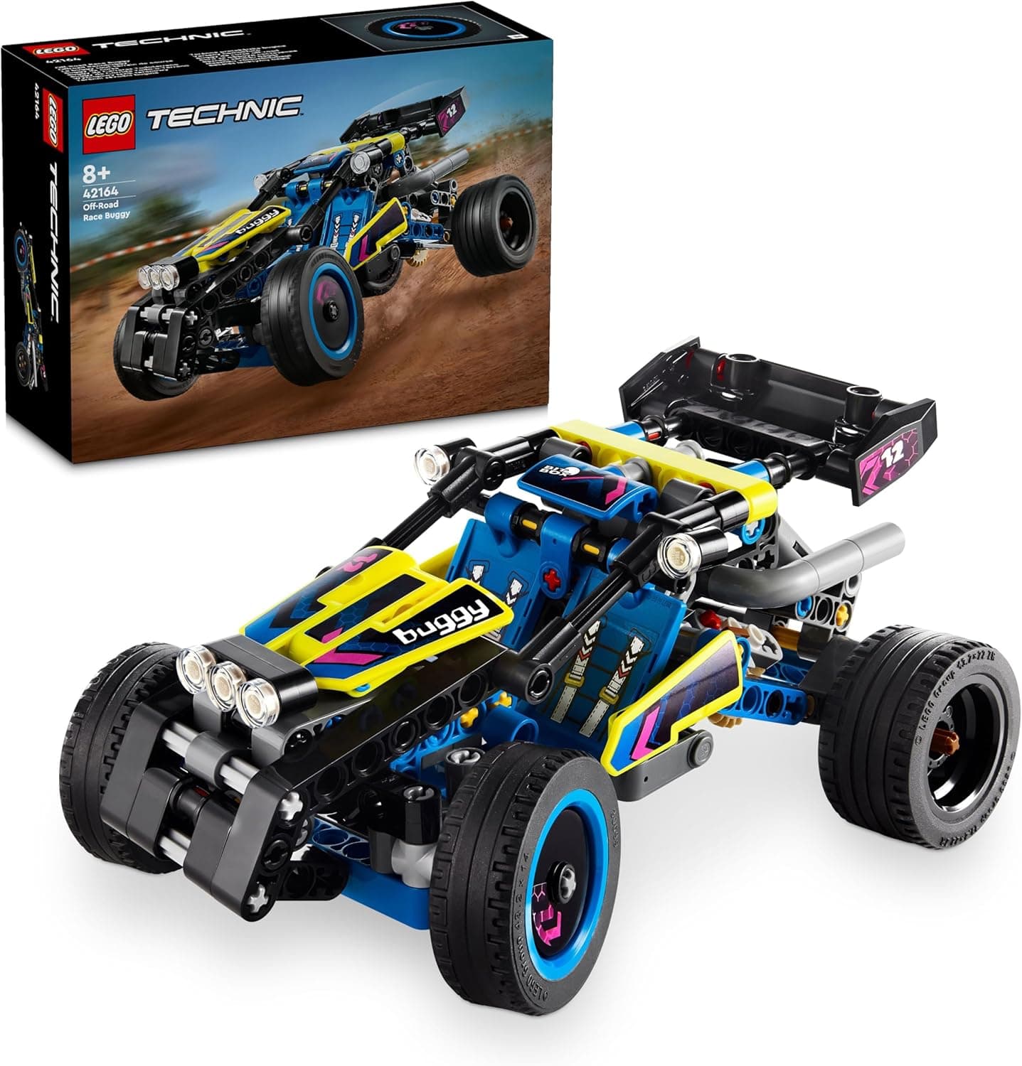 LEGO Technic Off-Road Race Buggy 42164, Kids’ Car Vehicle 